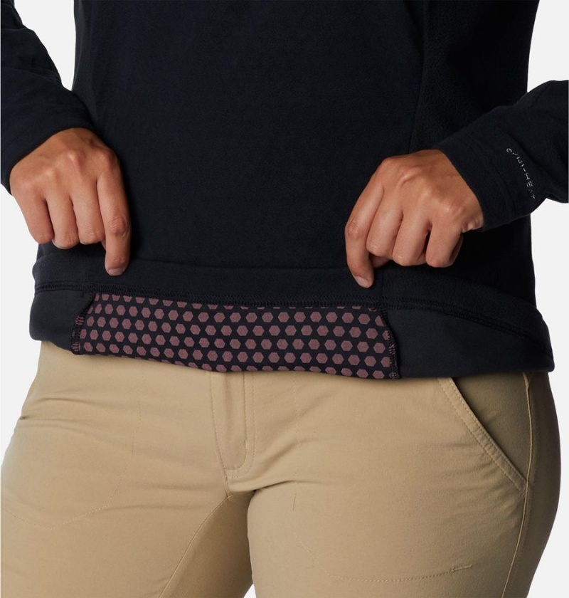 Columbia Overlook Pass Half Zip Women's Pullover Black | PNHIMY-167