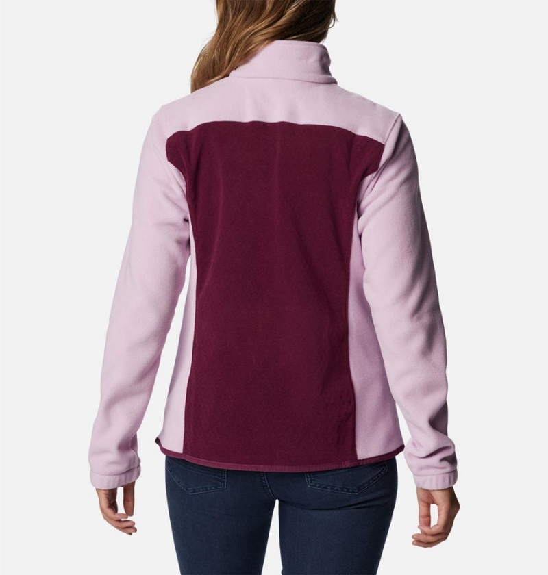 Columbia Overlook Trail Full Zip Women's Fleece Jacket Purple | IGUZBX-708