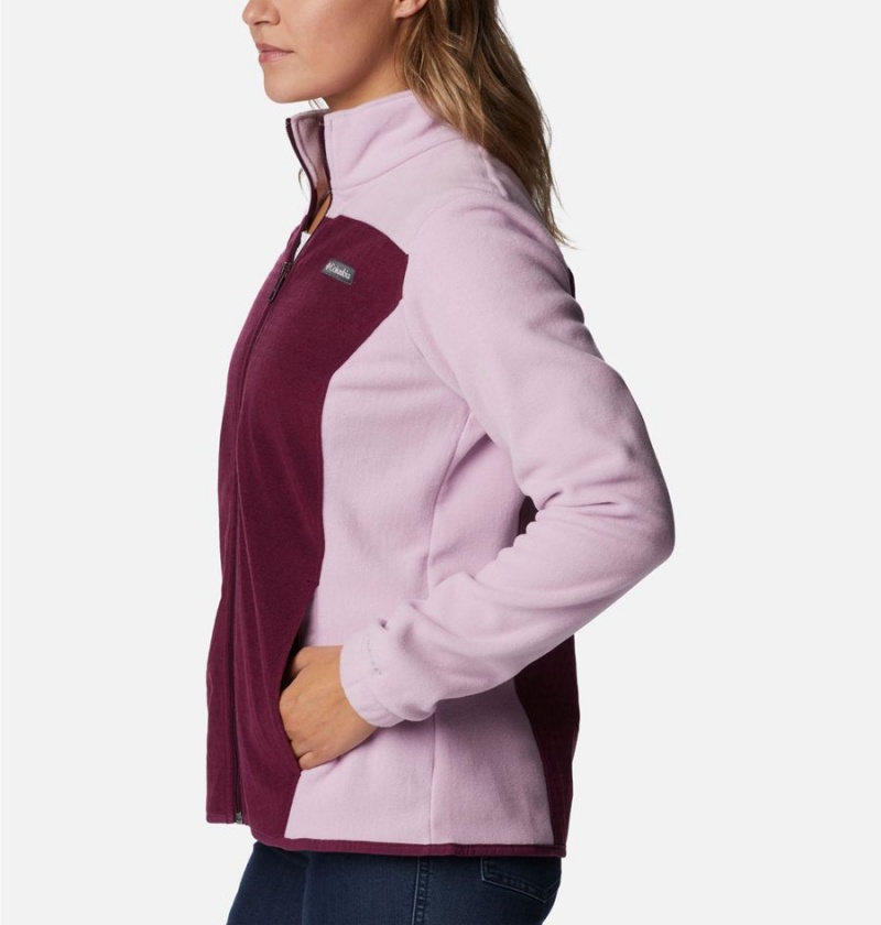 Columbia Overlook Trail Full Zip Women's Fleece Jacket Purple | IGUZBX-708