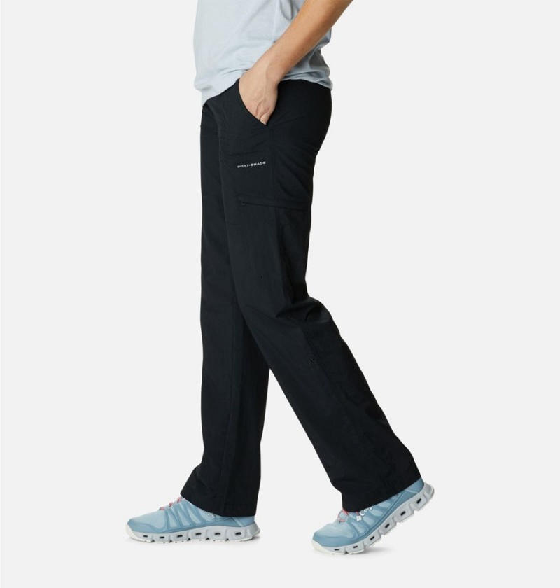 Columbia PFG Aruba Roll Up Women's Pants Black | UJCAWK-128