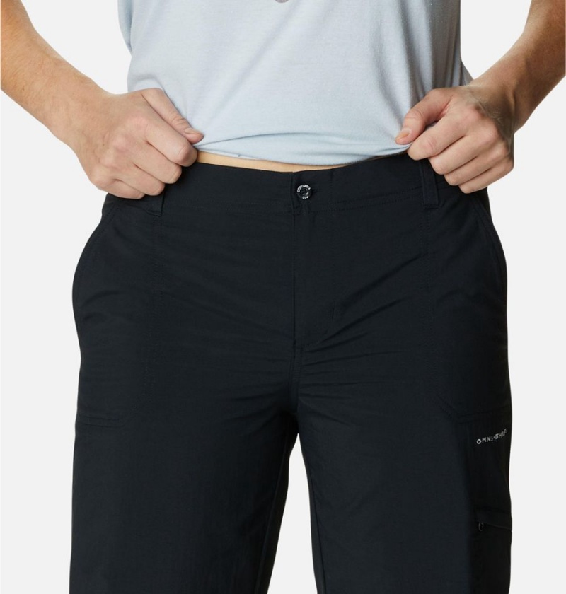 Columbia PFG Aruba Roll Up Women's Pants Black | UJCAWK-128