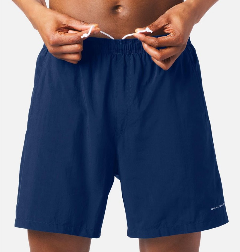 Columbia PFG Backcast III Water Men's Shorts Blue | SCJQGX-652