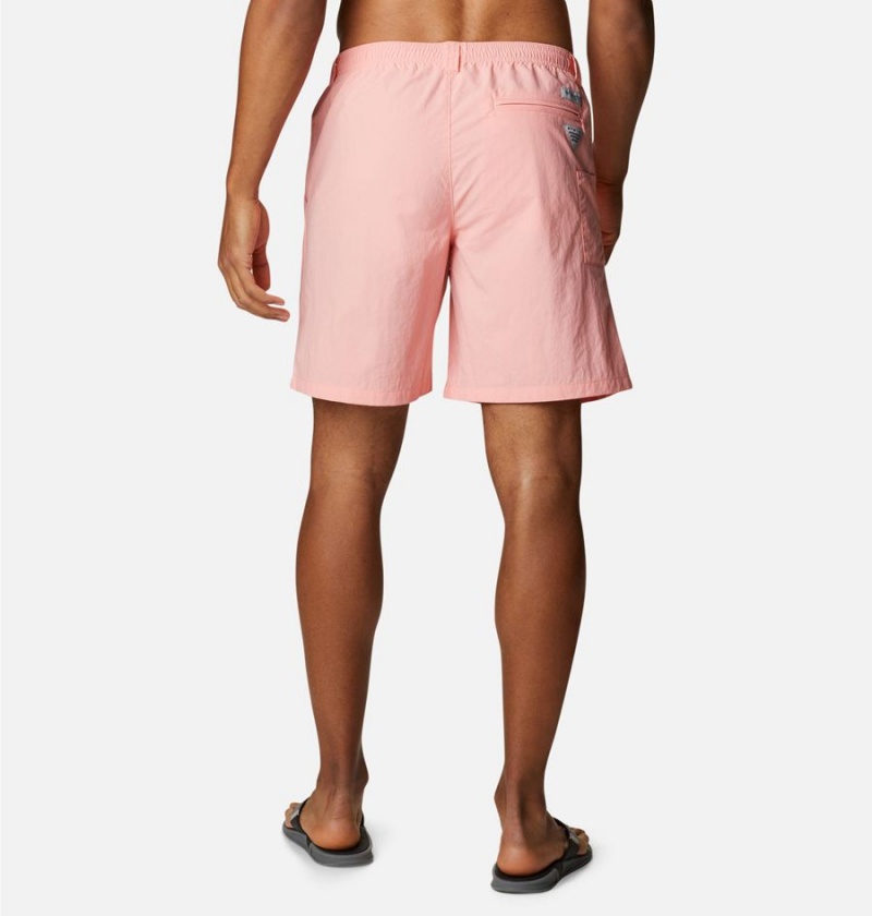 Columbia PFG Backcast III Water Men's Shorts Pink | EQPMWD-641