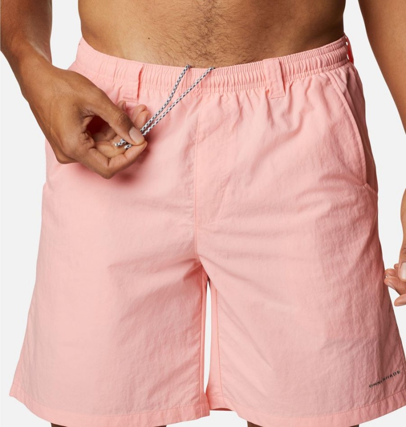 Columbia PFG Backcast III Water Men's Shorts Pink | EQPMWD-641