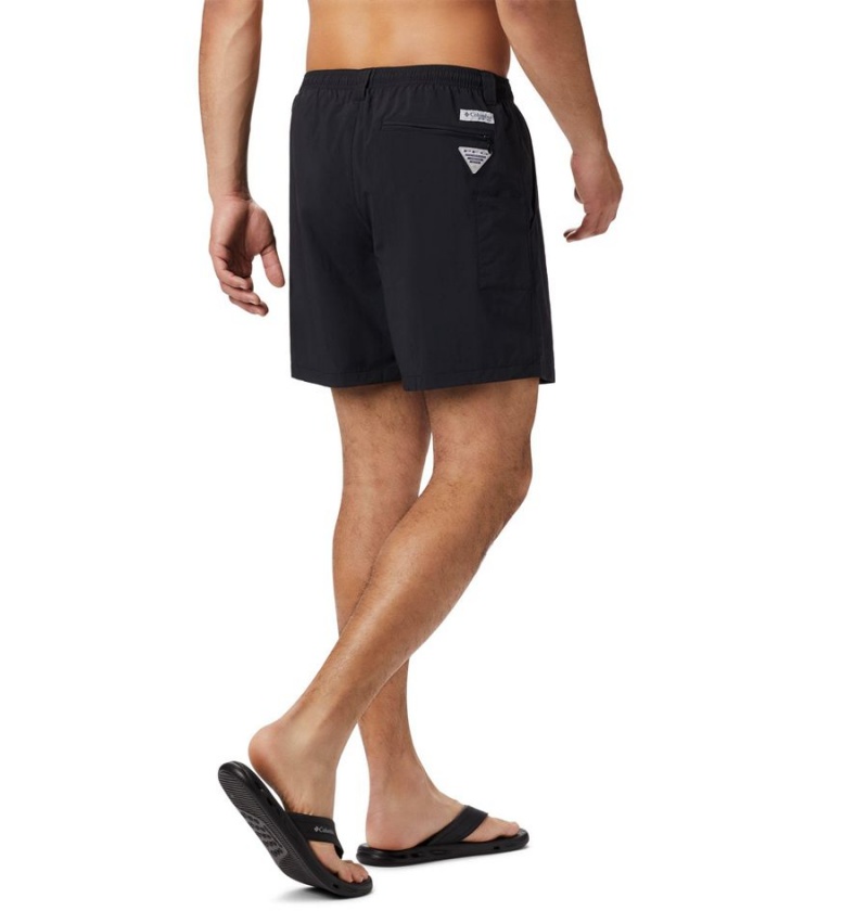 Columbia PFG Backcast III Water Men's Shorts Black | UYZDRS-145