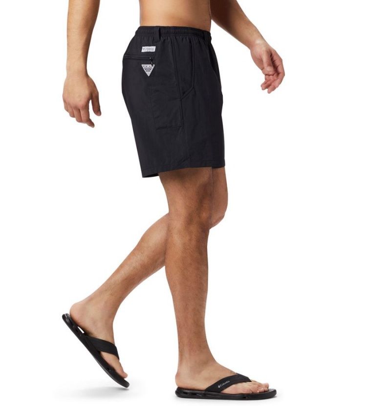 Columbia PFG Backcast III Water Men's Shorts Black | UYZDRS-145