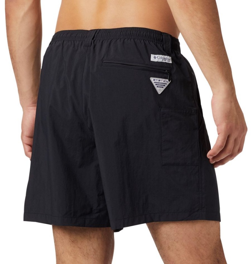 Columbia PFG Backcast III Water Men's Shorts Black | UYZDRS-145