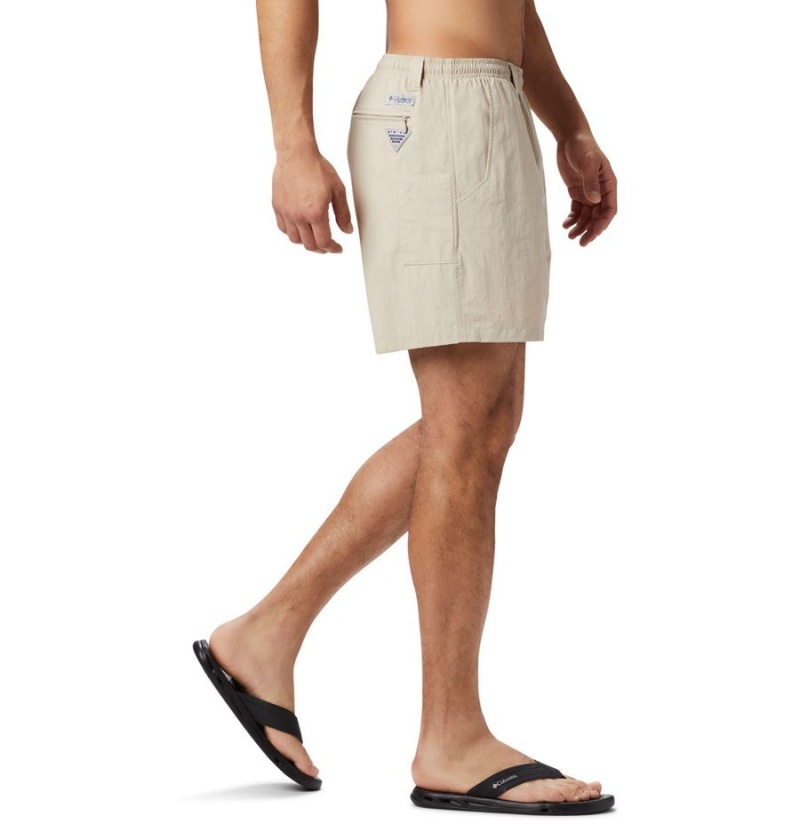 Columbia PFG Backcast III Water Men's Shorts Khaki | JPZUYG-425