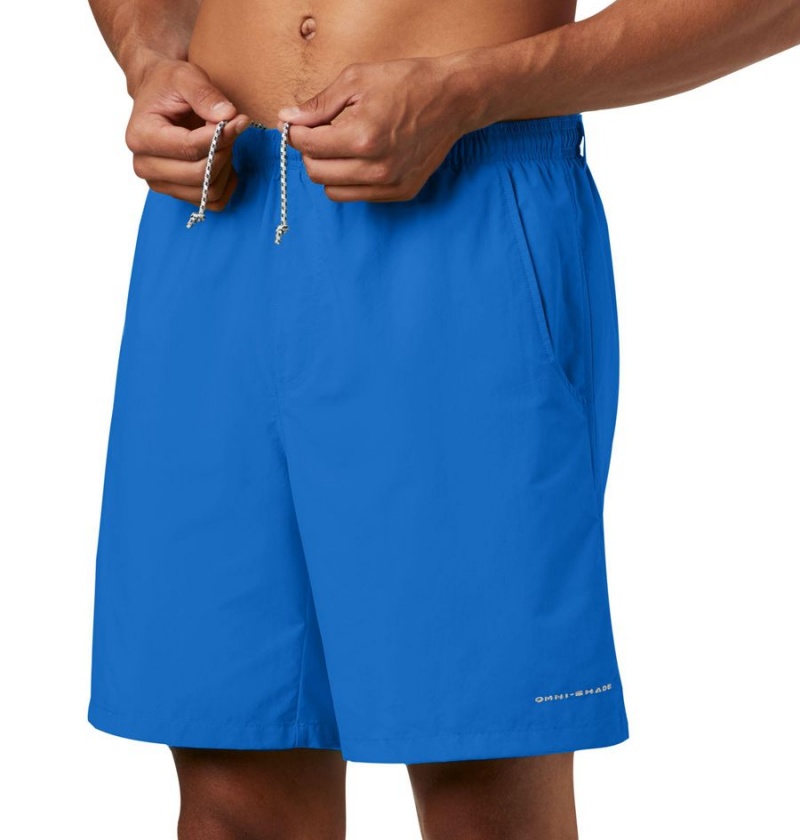 Columbia PFG Backcast III Water Men's Shorts Blue | RMXVNA-467
