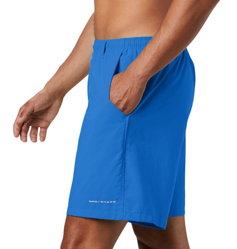 Columbia PFG Backcast III Water Men's Shorts Blue | RMXVNA-467