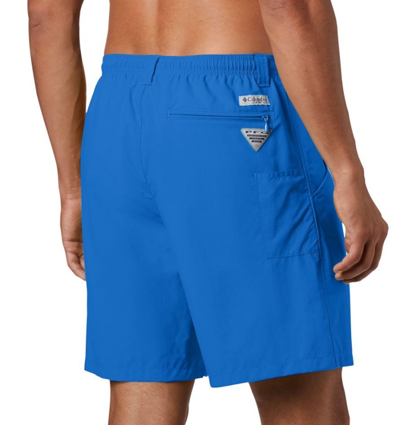 Columbia PFG Backcast III Water Men's Shorts Blue | RMXVNA-467