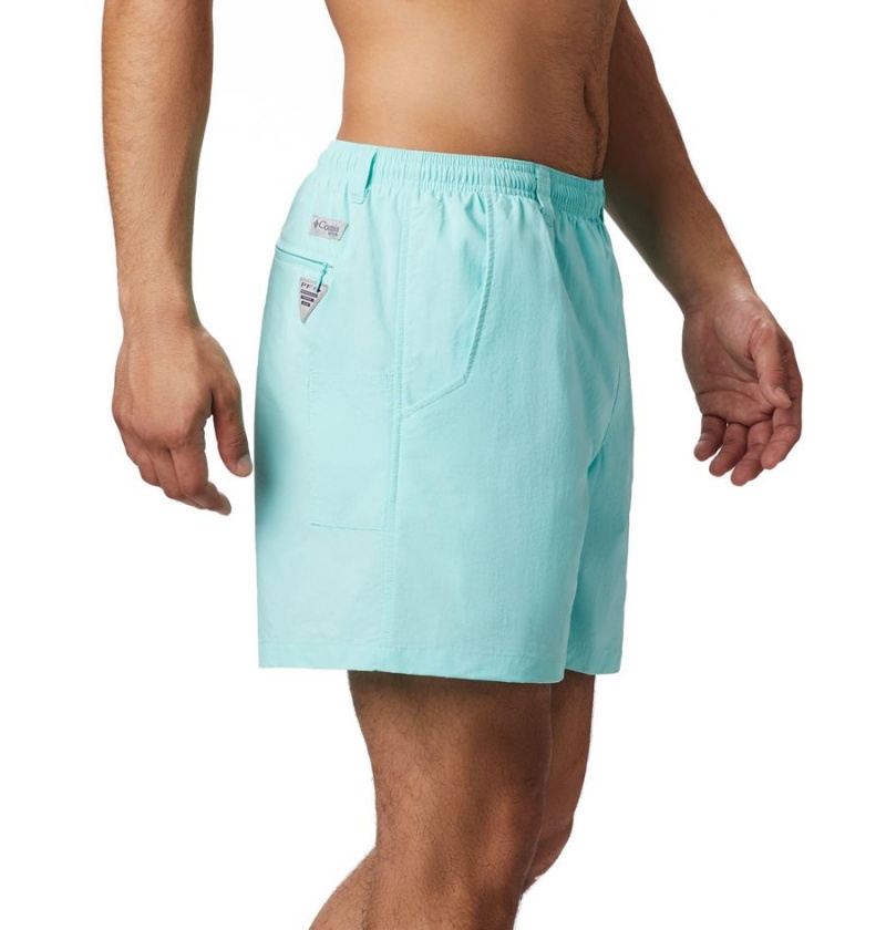Columbia PFG Backcast III Water Men's Shorts Turquoise | FVZWHA-584