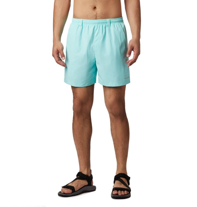 Columbia PFG Backcast III Water Men\'s Shorts Turquoise | FVZWHA-584