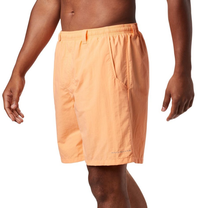 Columbia PFG Backcast III Water Men's Shorts Orange | ADFSMK-783