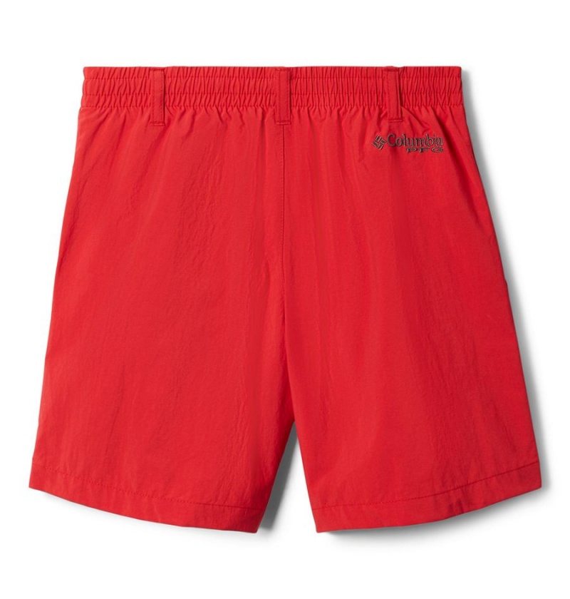 Columbia PFG Backcast Kids' Shorts Red | BUSCWP-846