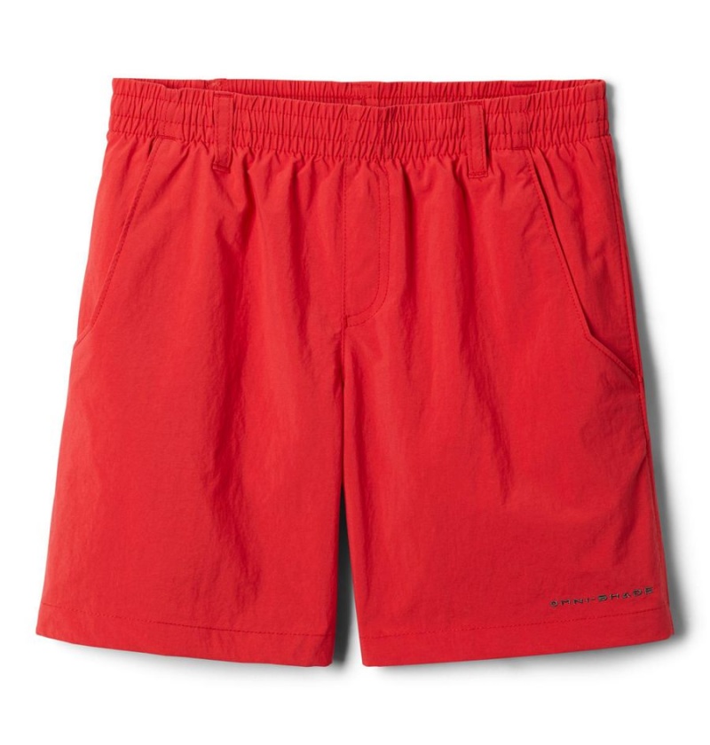 Columbia PFG Backcast Kids\' Shorts Red | BUSCWP-846