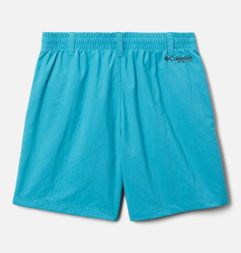 Columbia PFG Backcast Kids' Shorts Turquoise | FMBYSD-412