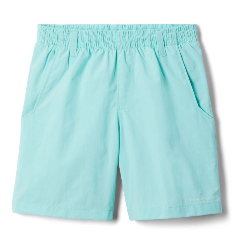 Columbia PFG Backcast Kids\' Shorts Turquoise | HIOKAR-687
