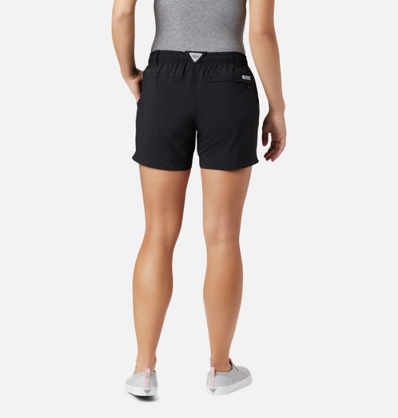 Columbia PFG Backcast Water Women's Shorts Black | JKRTBI-125