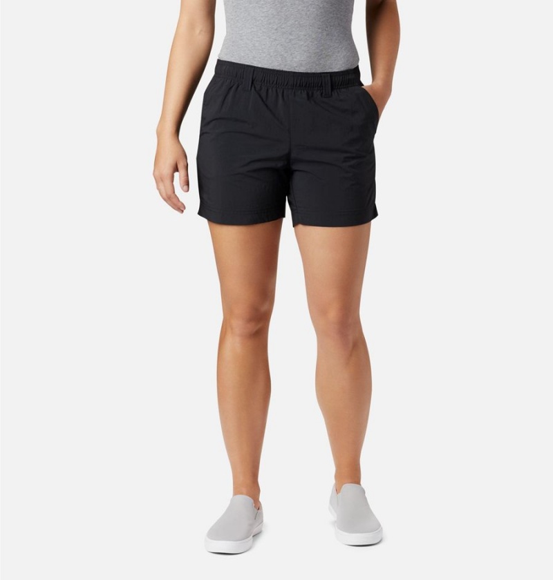 Columbia PFG Backcast Water Women\'s Shorts Black | JKRTBI-125