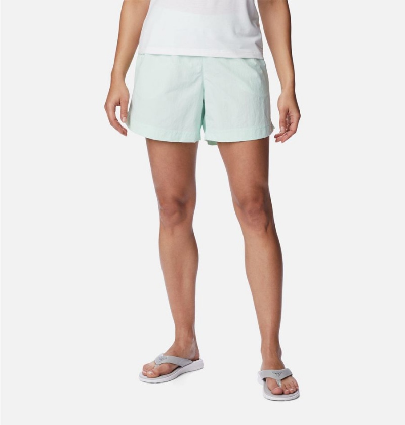 Columbia PFG Backcast Water Women\'s Shorts Green | MPIGRX-908