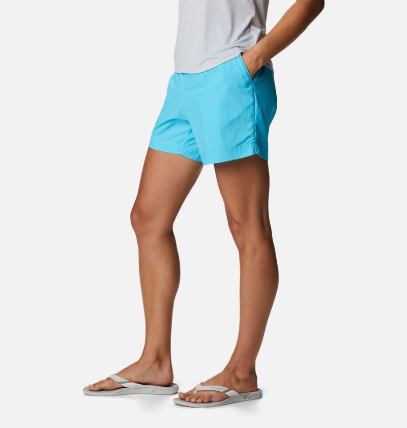 Columbia PFG Backcast Water Women's Shorts Turquoise | QVWBRZ-218