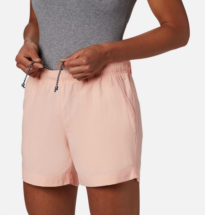 Columbia PFG Backcast Water Women's Shorts Pink | UXCYMZ-903