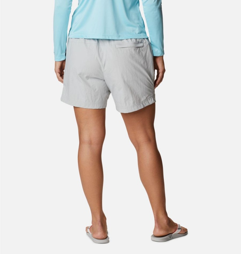 Columbia PFG Backcast Water Women's Shorts Grey | YFEGTC-481