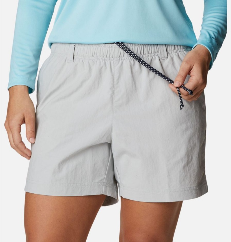 Columbia PFG Backcast Water Women's Shorts Grey | YFEGTC-481