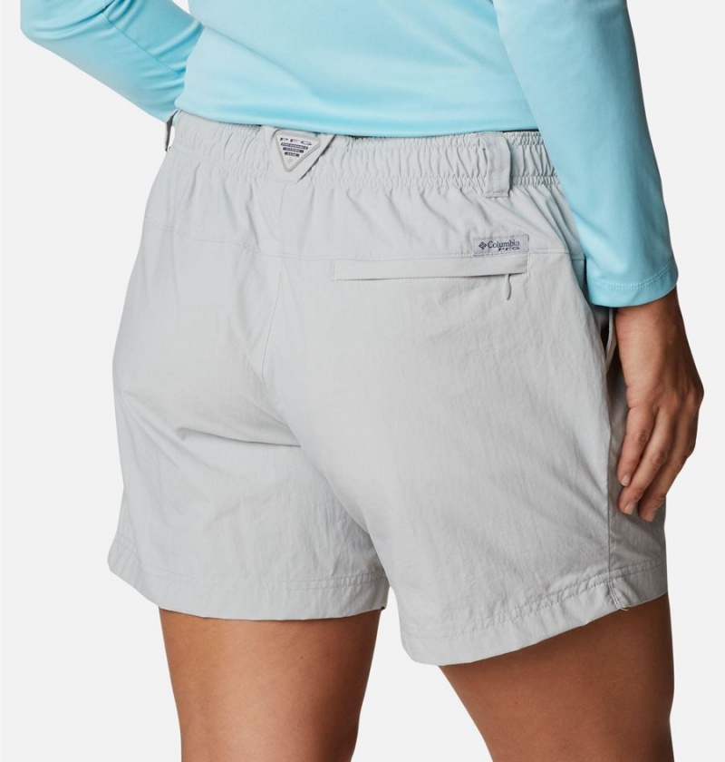 Columbia PFG Backcast Water Women's Shorts Grey | YFEGTC-481