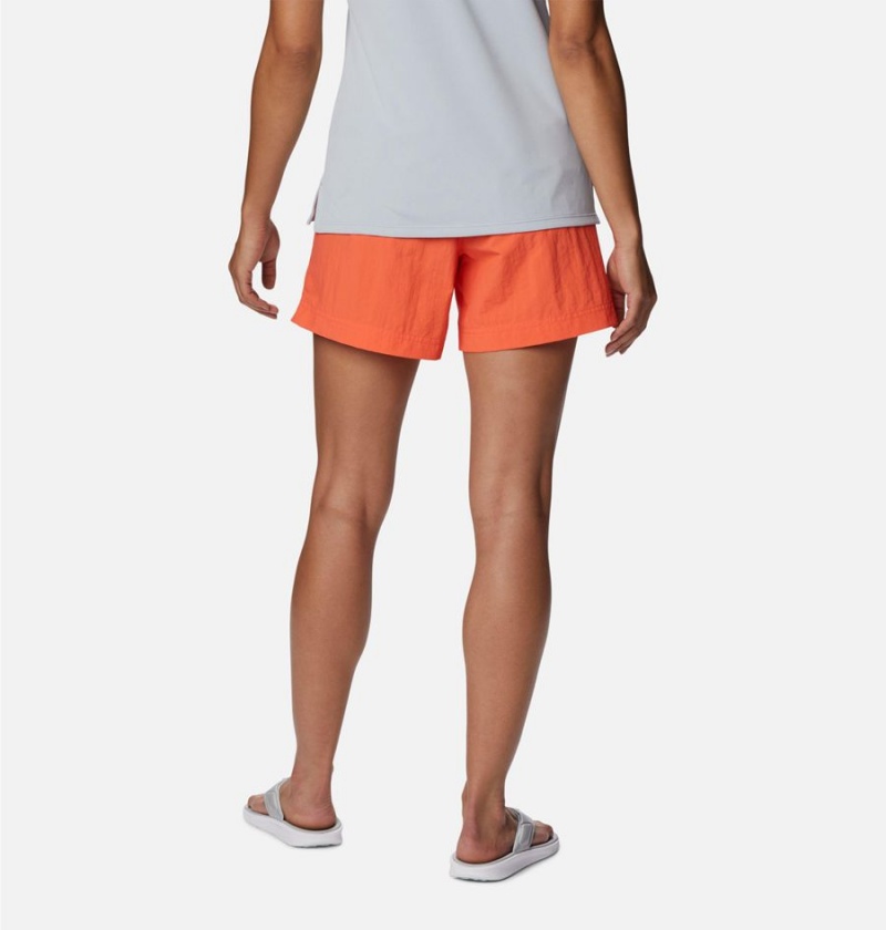 Columbia PFG Backcast Water Women's Shorts Orange | LHJSUN-086