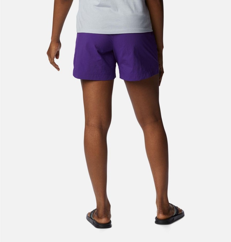 Columbia PFG Backcast Water Women's Shorts Purple | WMVTLG-391