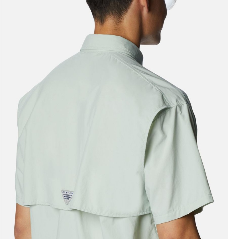 Columbia PFG Bahama II Short Sleeve Men's Shirt Green | BOTDSY-954