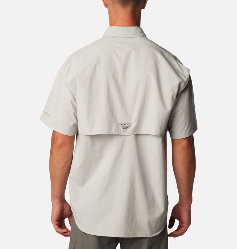 Columbia PFG Bahama II Short Sleeve Men's Shirt Grey | LYFTGU-542