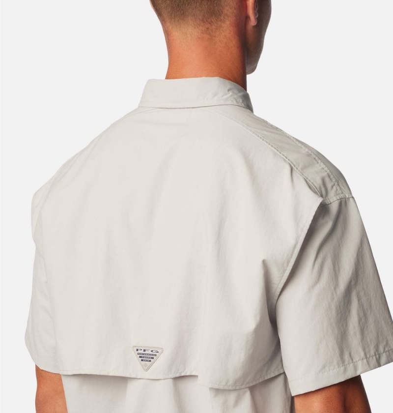Columbia PFG Bahama II Short Sleeve Men's Shirt Grey | LYFTGU-542