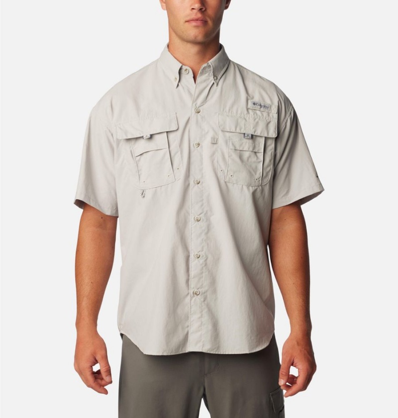 Columbia PFG Bahama II Short Sleeve Men\'s Shirt Grey | LYFTGU-542
