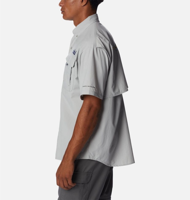 Columbia PFG Bahama Icon Short Sleeve Men's Shirt Grey | AEKHYF-467
