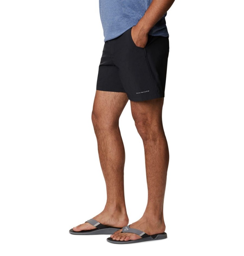 Columbia PFG Bahama Men's Shorts Black | XVHWSC-236