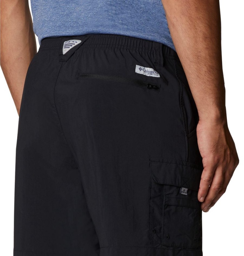 Columbia PFG Bahama Men's Shorts Black | XVHWSC-236