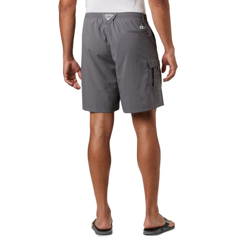 Columbia PFG Bahama Men's Shorts Grey | ISQFTU-138
