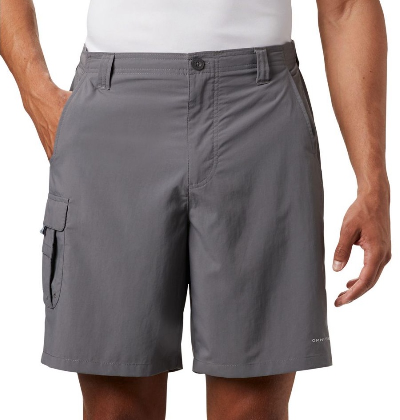 Columbia PFG Bahama Men's Shorts Grey | ISQFTU-138