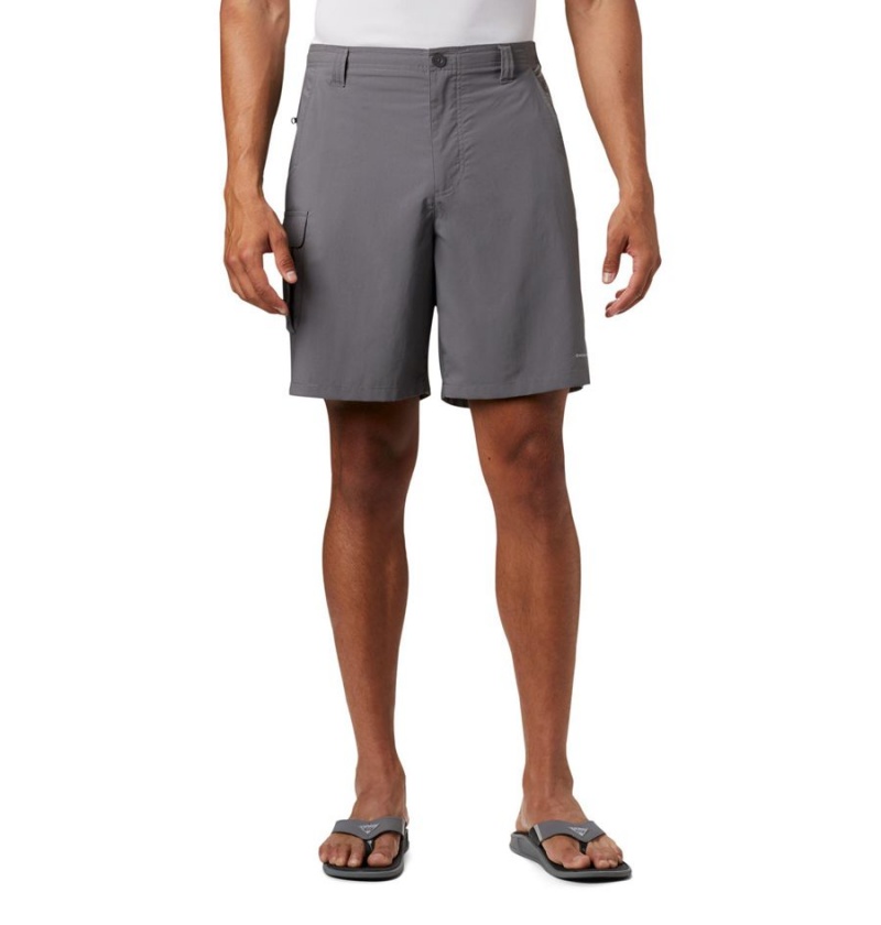 Columbia PFG Bahama Men\'s Shorts Grey | ISQFTU-138