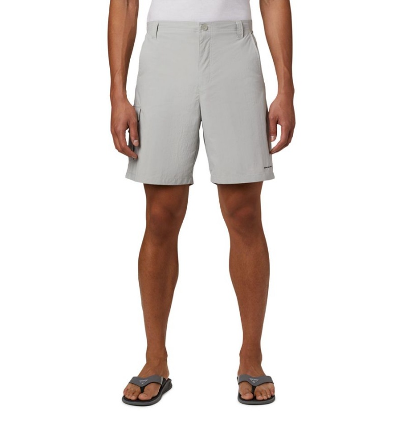 Columbia PFG Bahama Men\'s Shorts Grey | NTQDIB-273