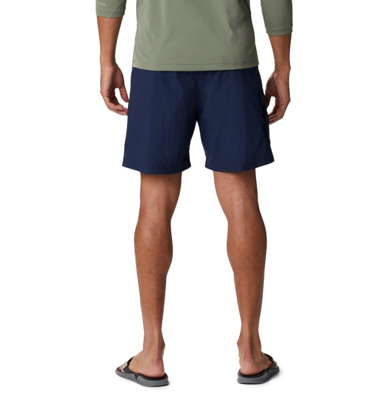 Columbia PFG Bahama Men's Shorts Navy | EJQXVM-216