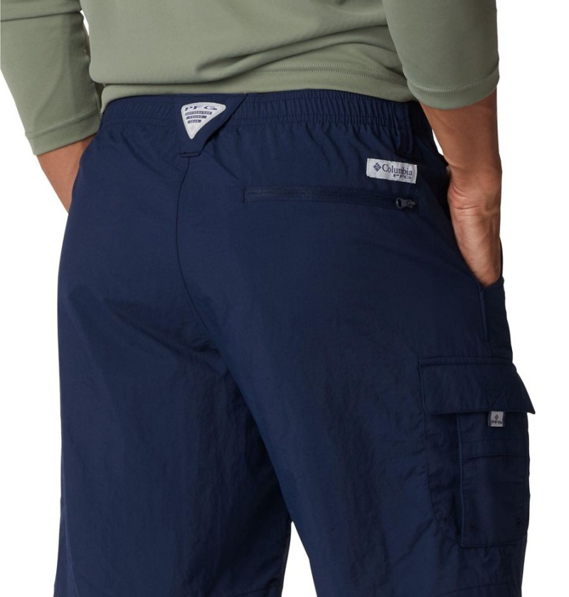Columbia PFG Bahama Men's Shorts Navy | EJQXVM-216