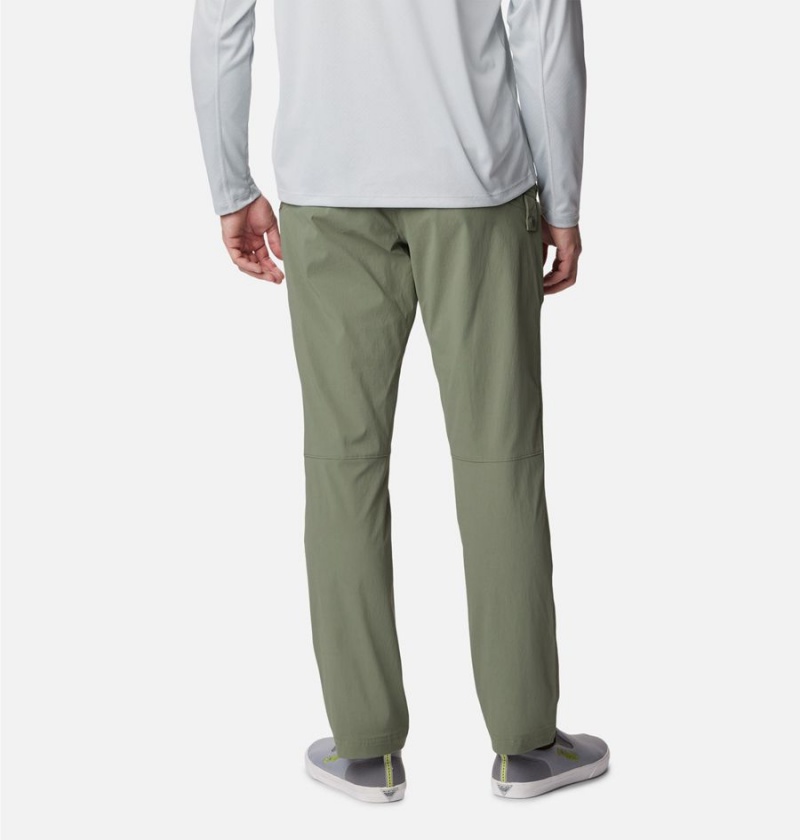 Columbia PFG Blood 'N Guts Stretch Men's Pants Green | DURZEJ-564