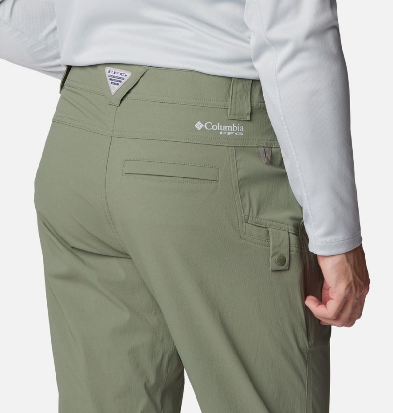 Columbia PFG Blood 'N Guts Stretch Men's Pants Green | DURZEJ-564