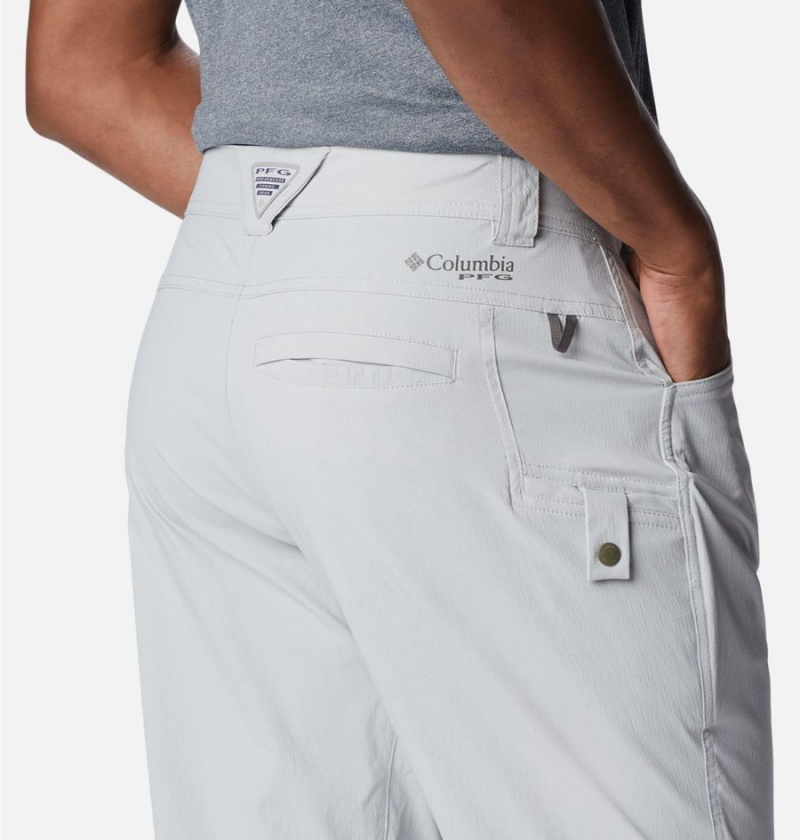 Columbia PFG Blood 'N Guts Stretch Men's Pants Grey | PFUQAZ-570