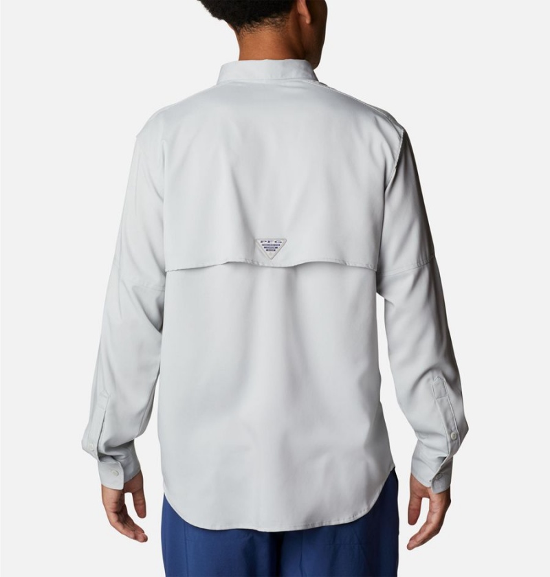 Columbia PFG Blood and Guts IV Woven Long Sleeve Men's Shirt Grey | AIVBUX-150