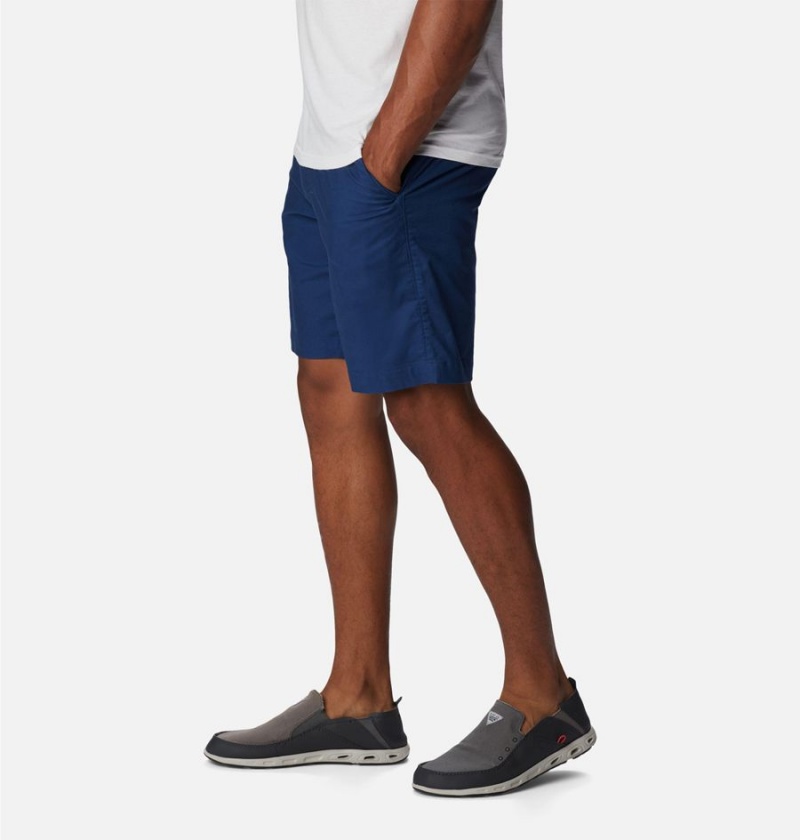 Columbia PFG Bonefish Men's Shorts Blue | ZCNIGS-970